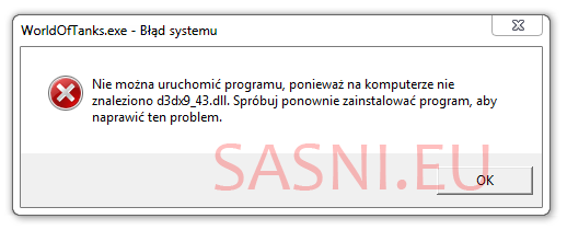 WorlOfTanks.exe - Błąd Systemu