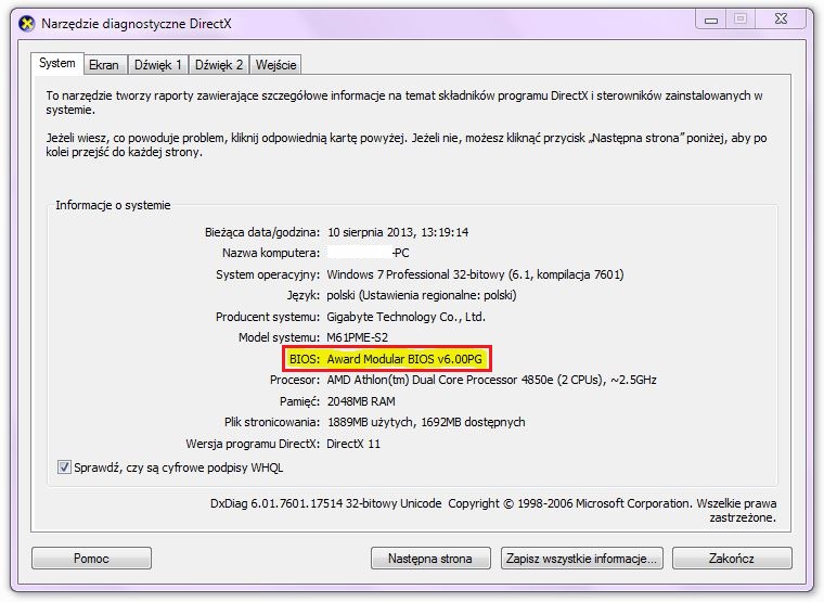 dxdiag